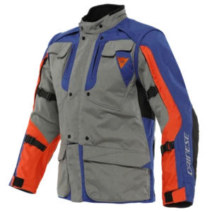 Dainese Alligator Gray Blue Orange Motorcycle Jacket Enduro Adventure - Picture 1 of 2
