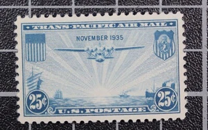 Scott C20 - 25 Cents Clipper - MNH - PSE Cert 95 - SCV - $55.00 - Picture 1 of 3