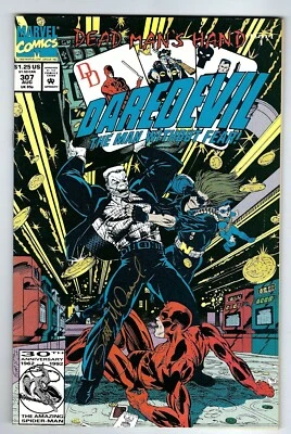 DAREDEVIL #307 SIGNED BY SCOTT MCDANIEL WITH COA MARVEL COMICS DEAD MAN'S HAND - Image 1 of 2