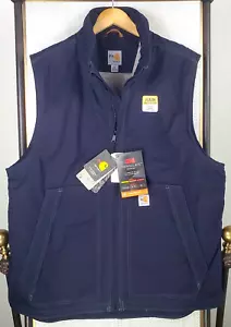 CARHARTT Sz XLT NEW Flame Res FR Thinsulate Rain Defender Mens Vest $225 XL Tall - Picture 1 of 22