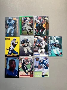 Insertos Marshall Faulk (lote de 10 cartas) Colts--pre-novato--++ - Imagen 1 de 1