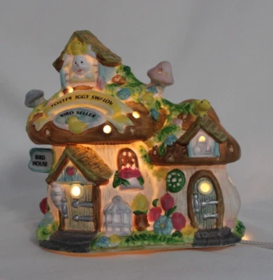 Nightlight LIGHT UP CHAMPHROOM HOUSE Foster Iggy Swallow Bird Seller, Pascua Foto 1 de 4