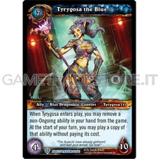 ☺ WOW TCG tyrygosa the Blue 55/75 Battle of the aspects Foil English
