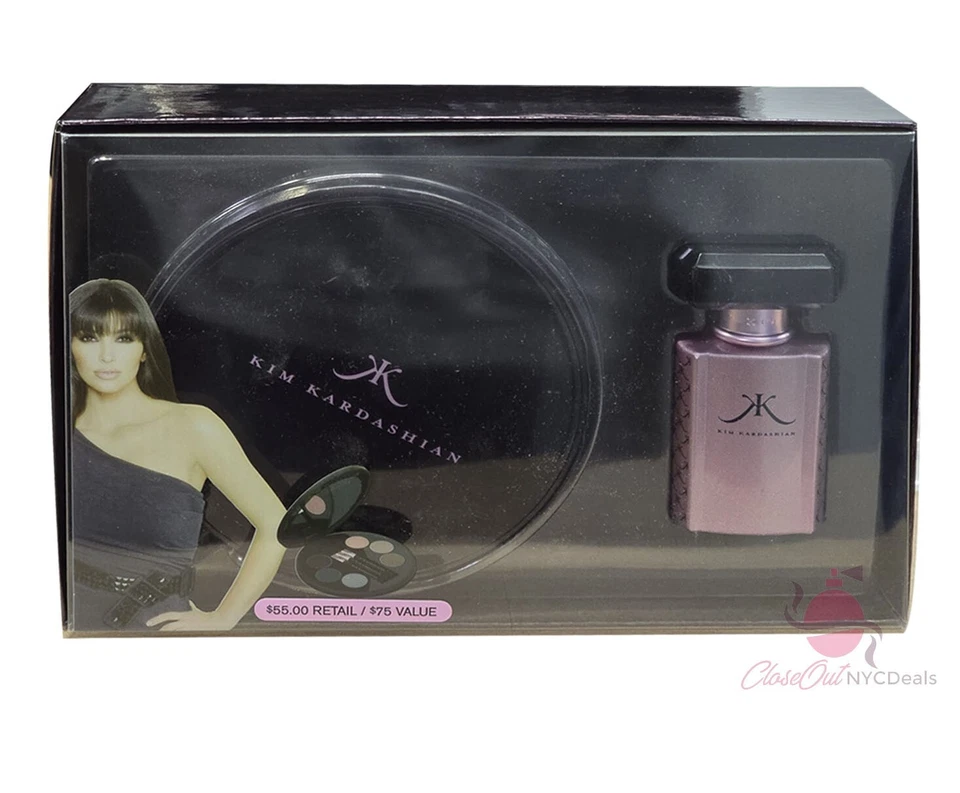 Kim Kardashian 2 Pc Gift Set for Women-1.0 oz EDP Sp+Color Compact Kit - Image 1 of 1