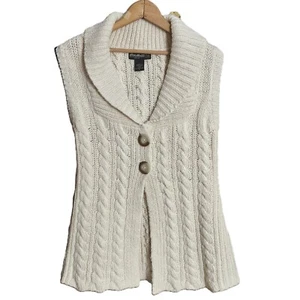 Eddie Bauer Cable Knit Sweater Vest - Picture 1 of 3