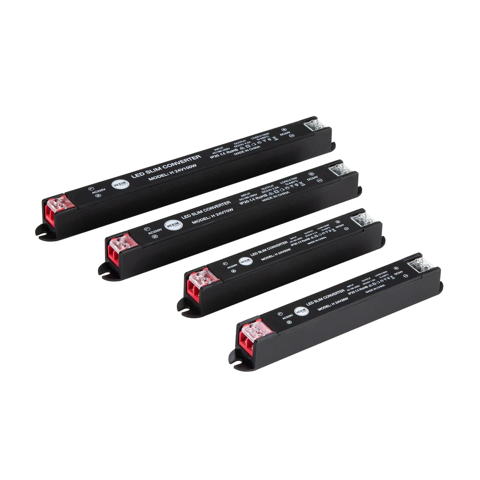 HEXIM LIGHT Netzteil IP20 Slim Trafo 24V Transformator 36-100W Driver für LED  - Bild 1 von 1