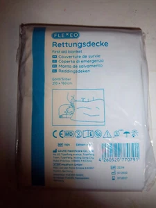 Flexeo Rettungsdecke Gold/Silber 210x160 cm NEU - Bild 1 von 1