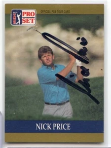Nick Price signed autographed AUTO 1990 Pro Set PGA Golf Card #23 - Imagen 1 de 1