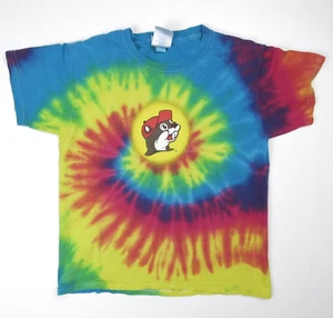 Buc-ee's Tie-Dye Tee Peace Love & Beaver Nuggets Unisex Youth Size XS - Picture 1 of 9