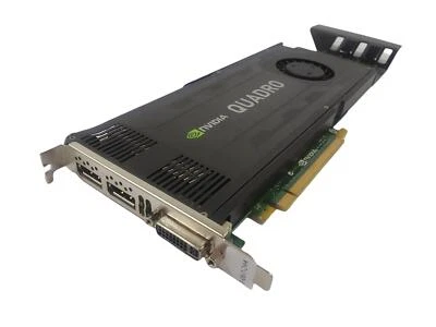 Dell D5R4G Quadro K4000 3GB GDDR5 PCIe x16 DisplayPort Graphics Card - Image 1 of 2