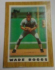 1987 Topps League Leaders Minis - #41 Wade Boggs