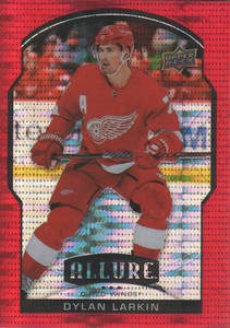 2020-21 Upper Deck Allure Hockey Red Rainbow #26 Dylan Larkin
