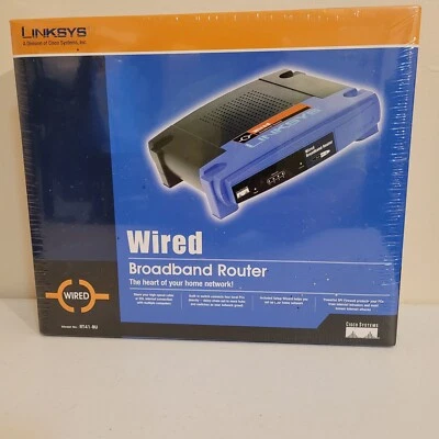 Linksys RT41-BU Cable/DSL Router with 4-Port Switch Sealed Brand New - Image 1 of 4