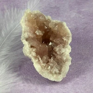 Rare A grade Pink Amethyst geode half 53g SN55749 - Picture 1 of 5