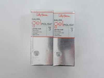 Paquete de 2 capas superiores de esmalte en gel Sally Hansen Salon - Paso 3 (0,14 FL oz por botella)  Foto 1 de 4