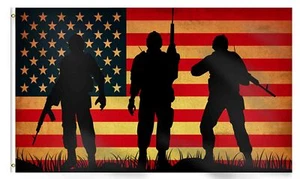Memorial Day Veteran Flag 3X5 FT Home Outdoor Garden Yard Decoration Banner Bann - Picture 1 of 3