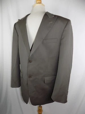 Chaqueta Blazer Jones New York Hombre 42 R Lana Taupe Forrada 2 Botones Foto 1 de 4