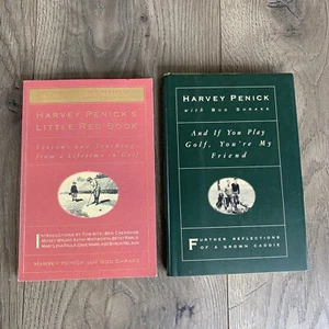 Harvey Penick Lot of 2 Books Little Red Book & And If You Play Golf You're My - Picture 1 of 19