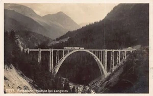 Schweiz - Langwies (GR) Arosabahn - Viadukt - Verlag Wehrli 27737 - Picture 1 of 2