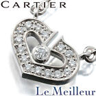 [Japan Used Necklace] Cartier Sea Heart C Diamond Necklace 750
