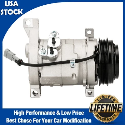 78377 New A/C Compressor with Clutch Fit For GMC YUKON 2001-2009 6.0L 5.3L 4.8L - Image 1 of 4