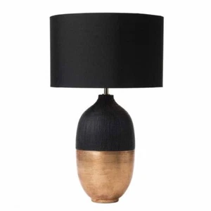 RP £90 - SIYA - Black and Copper Table Lamp Base( BASE ONLY) - Picture 1 of 5