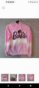 Barbie Pullover Girls Hoodie With Front Pocket Size Small Worn Once - Picture 1 of 4