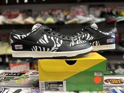 New Nike Dunk Low SB Zebra Cakes Size 11.5 Rare Retro OG VTG Vintage Authentic  - Image 1 of 4