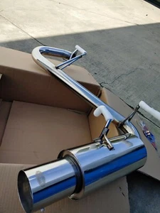 Mutazu Aggressive Axle-Back Exhaust Muffler For Mazda Miata NB 1999-2005 T-304  - Picture 1 of 8