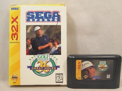 Golf 36 Great Holes Starring Fred Couples (SEGA Genesis 32X) Cart in Box - Image 1 of 4