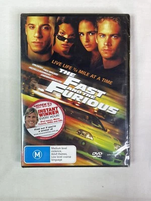 NEW The Fast And The Furious DVD Action Film Movie Vin Diesel Paul Walker PAL2 4 - Image 1 of 4