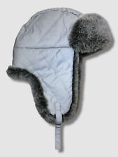 $76 Stetson Men's Gray Water-Resistant Faux-Fur Trim Trapper Hat Size Large