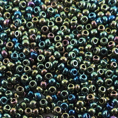 6/0 Cuentas sueltas redondas de rocallas checas Preciosa 20 gramos (3 de 3) Foto 1 de 2