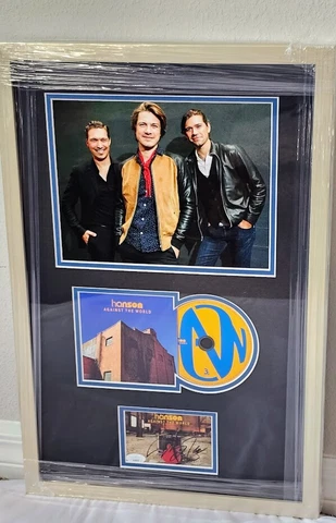 Hanson Band  Signed CD  Against the World  Autographed JSA Authenticated Cover