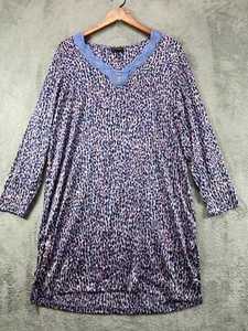 Dana Buchman Intimates Serene Luxury Gown Womens Large Long Sleeve Lounge Dress - Picture 1 of 9