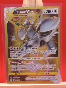 Arceus VSTAR 184/172 Brilliant Stars Gold Secret Rare Pokemon Card - Picture 1 of 12