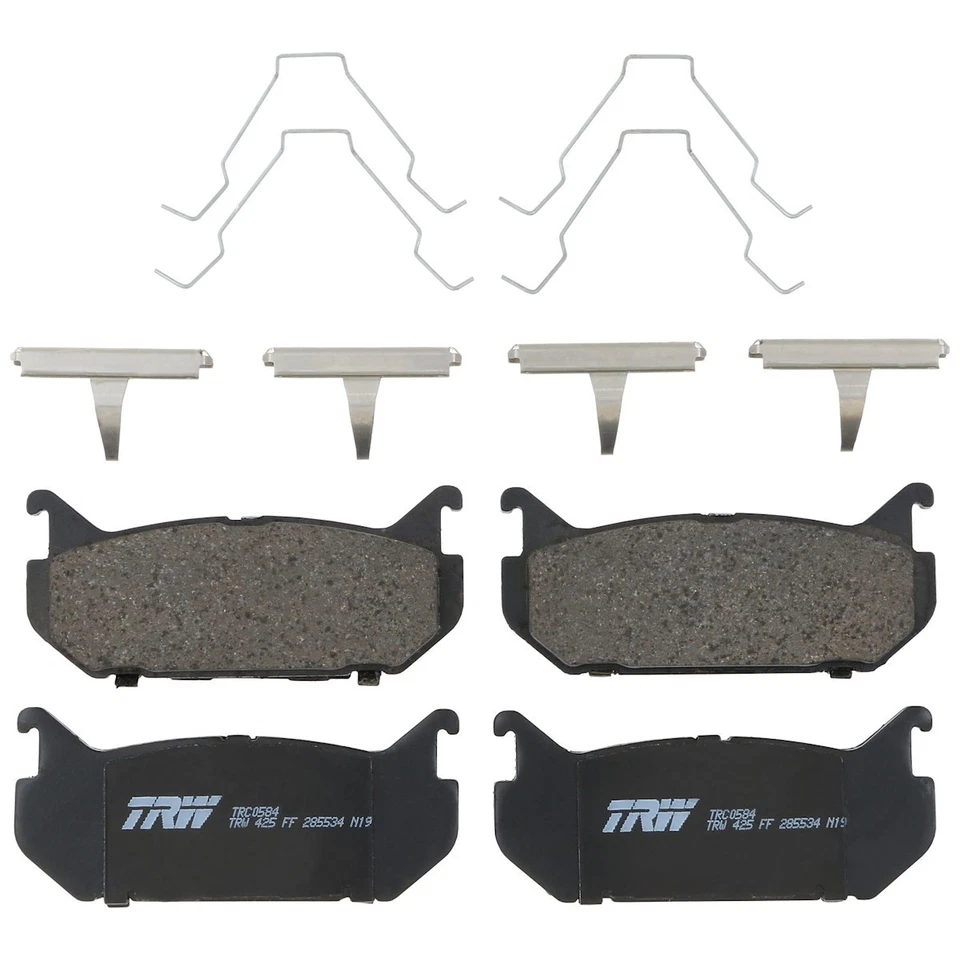 TRC0584 TRW Brake Pad Sets 2-Wheel Set Rear for Mazda 626 Ford Probe MX-6 93-97 - Image 1 of 1