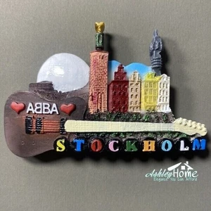 Stockholm Sweden Tourist Travel Souvenir 3D Resin Fridge Magnet GIFT IDEA - Picture 1 of 4
