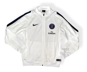 Giacca Nike PSG Paris Saint Germain calcio full zip pista bianca taglia Youth Medt - Foto 1 di 8