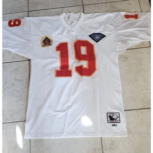 Camiseta deportiva Mitchell Ness 100 % auténtica de Joe Montana Kansas City Chiefs - Imagen 1 de 5