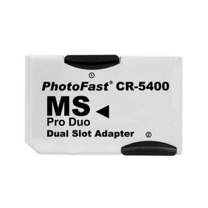 Dual Micro SD TF To Memory Stick Converter MS Pro Duo PSP Card 2 Slot Adapter - Picture 1 of 11