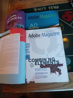 Adobe Magazine Spring & Winter 1999 North American Editions Lot of 2 Magazines - Imagem 1 de 4