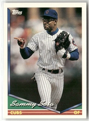 1994 TOPPS #725 SAMMY SOSA CHICAGO CUBS - Image 1 of 2