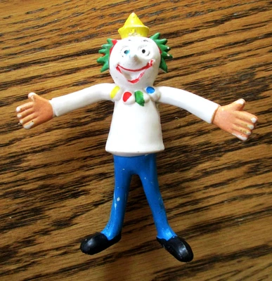 Vintage Jack-in-The Box Bendable Clown Figure-by Imperial 4in. - Image 1 of 4