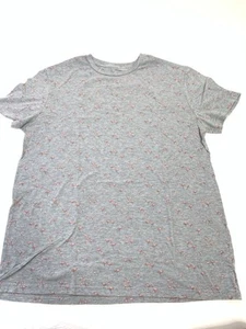 Goodfellow and Co Crew Mens Gray Grey T-Shirt Flamingo Large - Picture 1 of 7