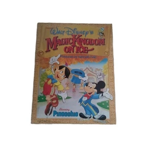 Walt Disney's Magic Kingdom On Ice Starring Pinocchio 1987 Prog. w/ Paper Doll - Picture 1 of 4