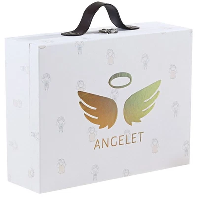 Small Gift Suitcase Decorative Clothes Box Paperboard Suitcase Box - Image 1 of 4