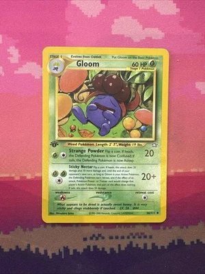 Pokemon Card Gloom Neo Genesis 1st Edition Uncommon 36/111 Near Mint - Image 1 of 2