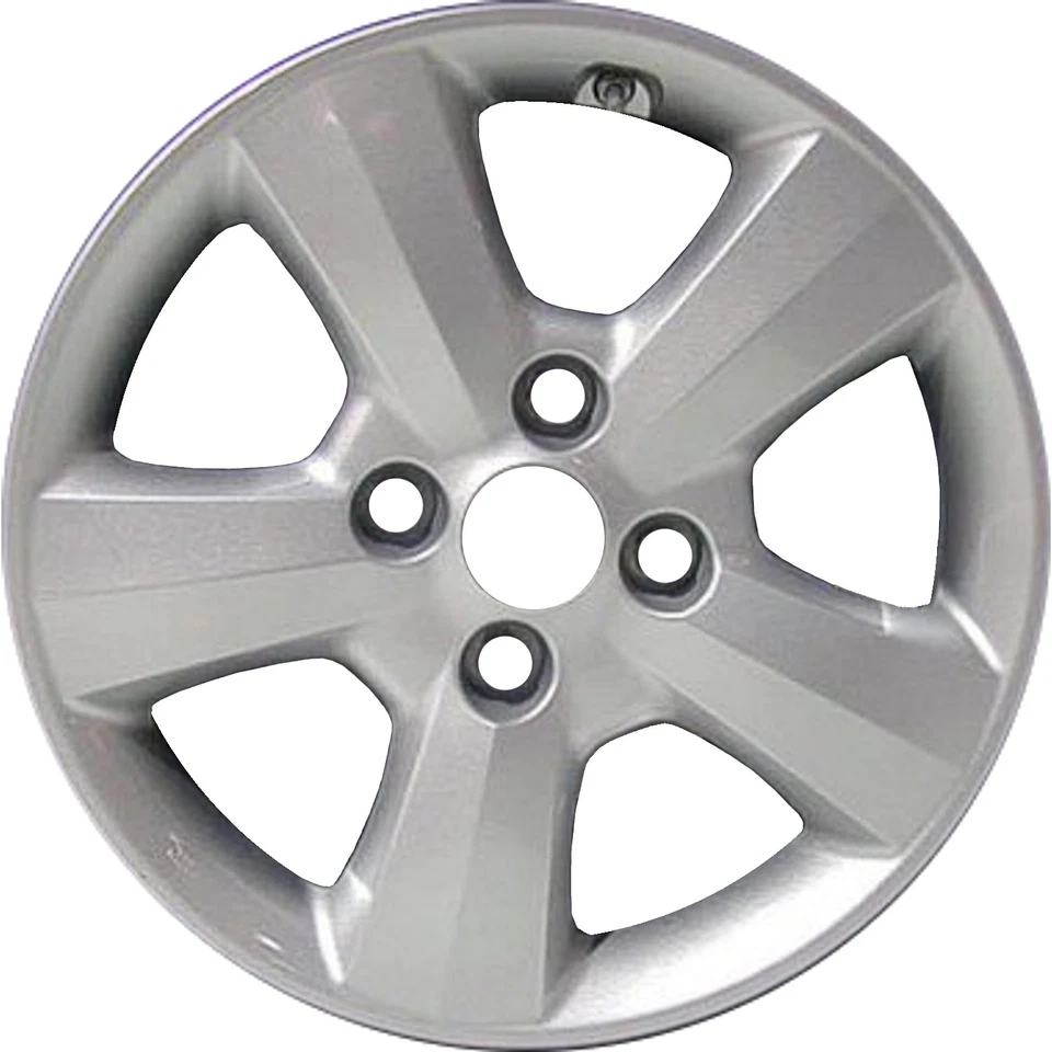 16x6 5 Spoke Refurbished Aluminum Wheel Painted Silver 560-74591 - Image 1 of 1