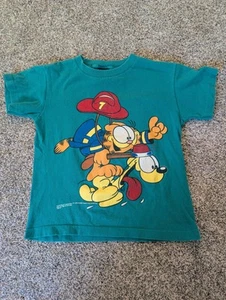 RARE Vintage Garfield and Odie Children's T-Shirt Single Stitch Made In USA - Picture 1 of 9